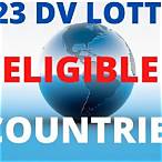 us dv lottery 2023 eligible countries